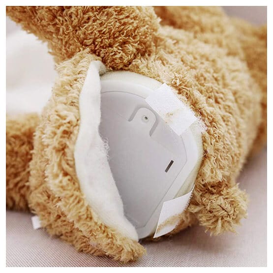 GiggleBear - Geanimeerde Kiekeboe Teddy met zang en speelfunctie met deken