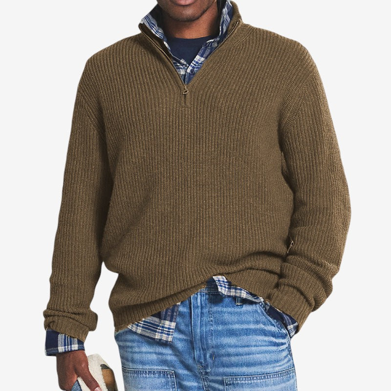 Hugo – Half Zip Trui met Lange Mouwen