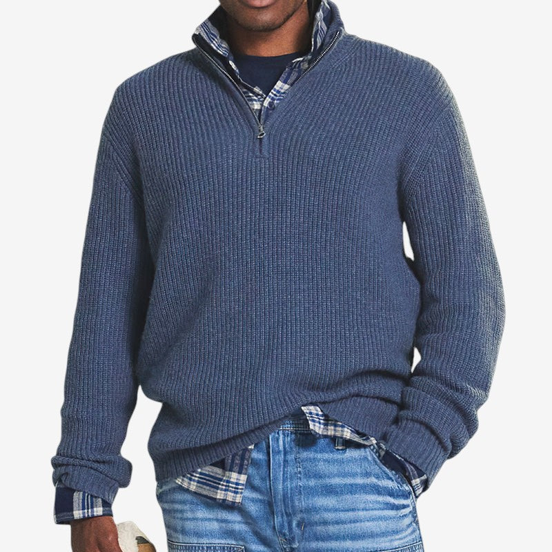 Hugo – Half Zip Trui met Lange Mouwen