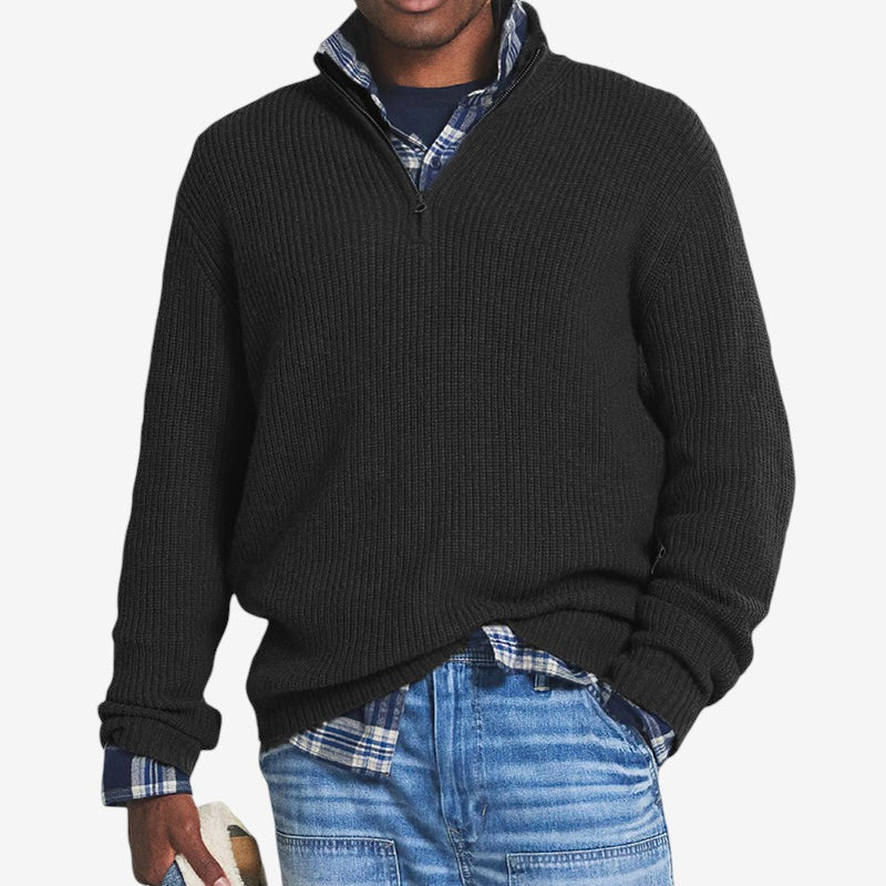 Hugo – Half Zip Trui met Lange Mouwen