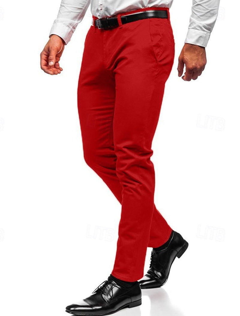 Ryan – Moderne Slim-Fit Broek met Zijzakken