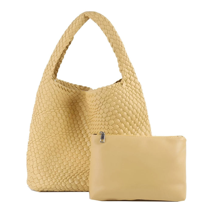 Laura - Stijlvolle handgeweven schoudertas met ruim design