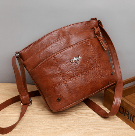 Olivia - Vintage schoudertas met tijdloze elegantie en praktisch design