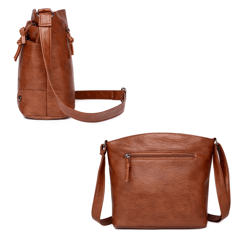Olivia - Vintage schoudertas met tijdloze elegantie en praktisch design