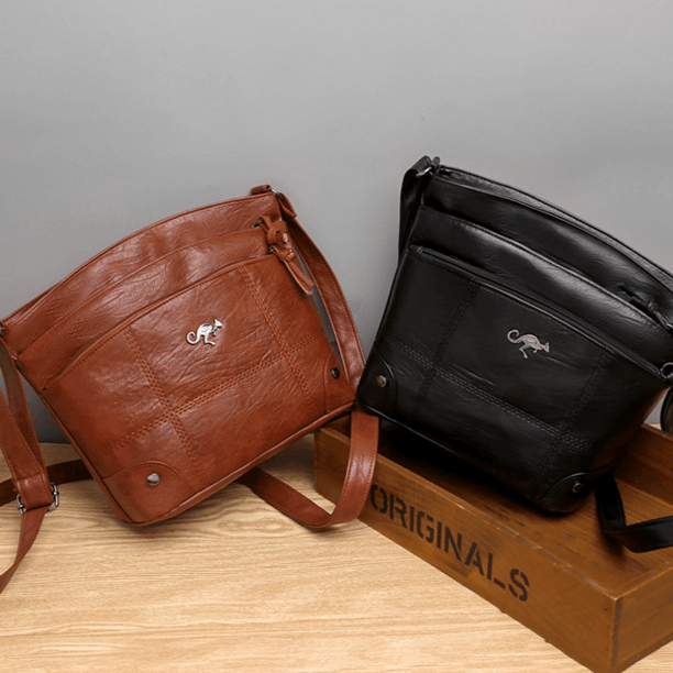 Olivia - Vintage schoudertas met tijdloze elegantie en praktisch design