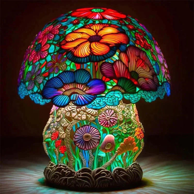 AuraGlass - Magische Lamp Van Gekleurd Glas Voor Een Ontspannen Sfeer