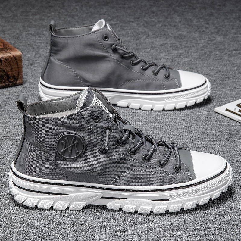 Max - Stijlvolle hoge sneakers met contraststiksels voor een sportieve look