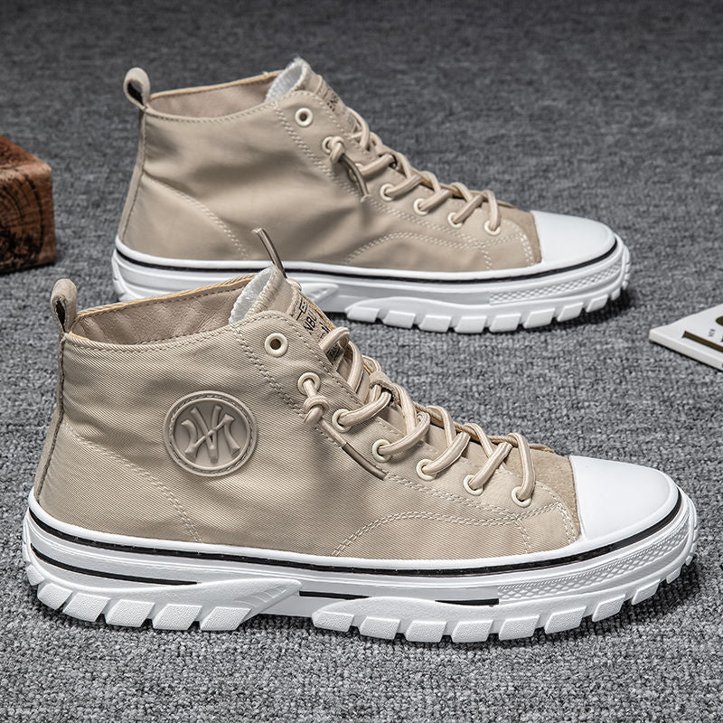 Max - Stijlvolle hoge sneakers met contraststiksels voor een sportieve look