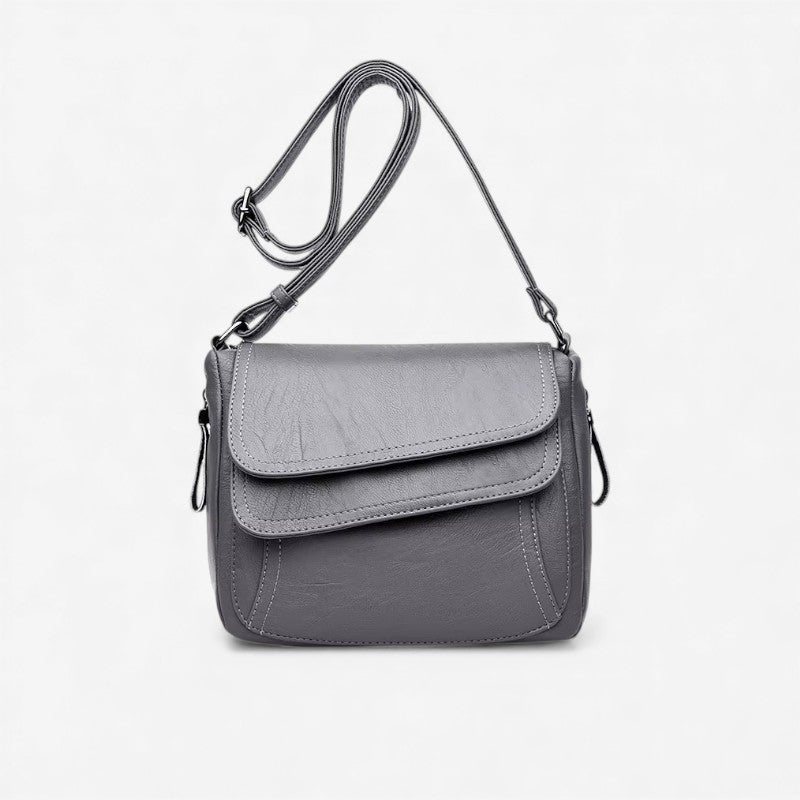 Elin – Schoudertas met Verstelbare Bandjes en Ritsvakken