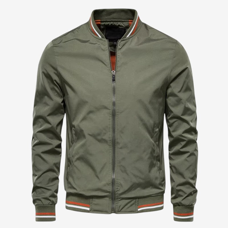 Aiden – Bomberjack met Lange Mouwen Ritssluiting en Zakjes