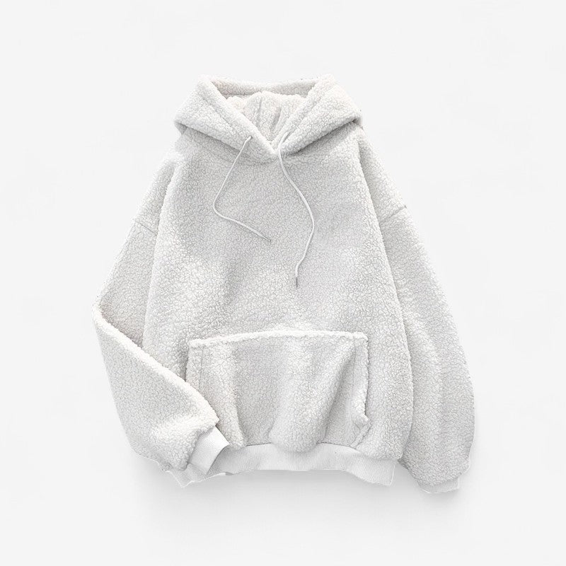 Eliana - Lange Mouw Hoodie met Verstelbare Capuchon en Zakjes