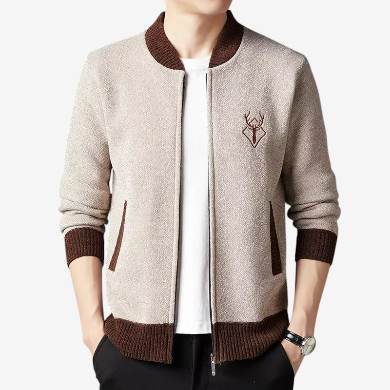 Paul - Lange Mouw jack met Zijzakken en Rits Sluiting