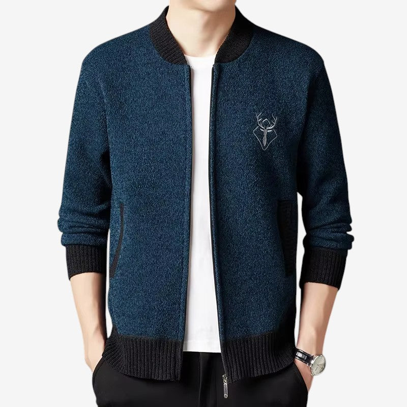 Paul - Lange Mouw jack met Zijzakken en Rits Sluiting