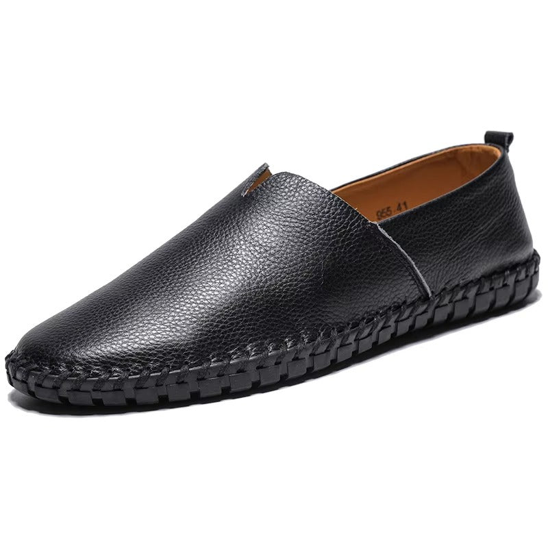Daniel – Klassieke Heren Slip-On Loafers met Gladde Bovenkant en Flexibele Zool