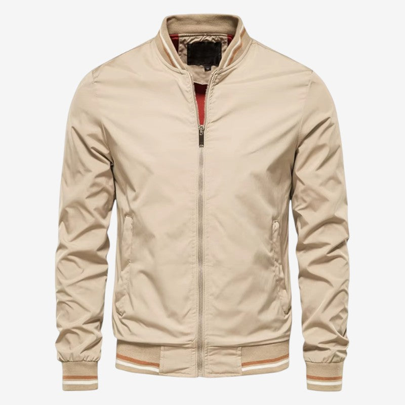 Aiden – Bomberjack met Lange Mouwen Ritssluiting en Zakjes