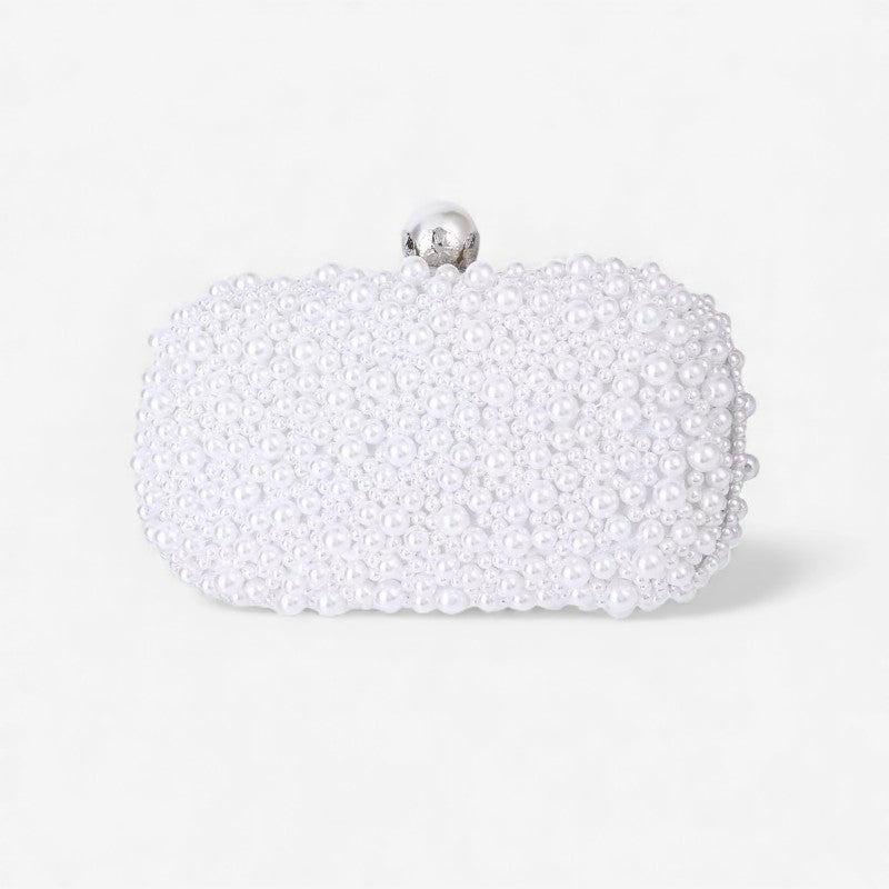 Annelies – Handtas met Afneembare Schouderband en Kralendecoratie