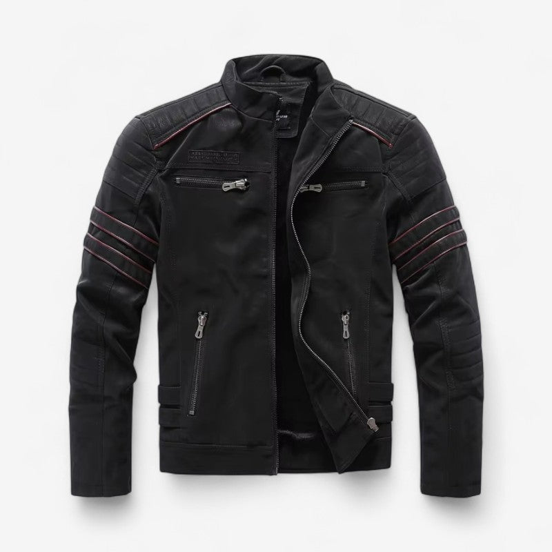 John - Lange Mouw Jas met Rits en Meerdere Compartimenten