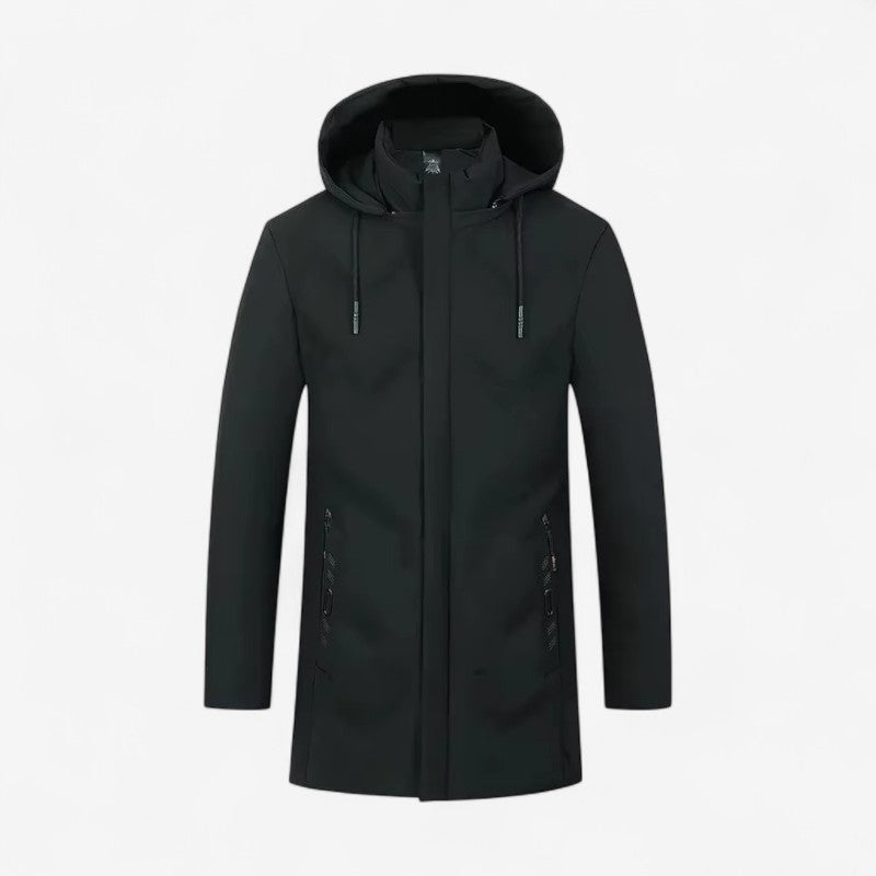 Russell – Jas met Lange Mouwen Verstelbare Capuchon en Ritssluiting