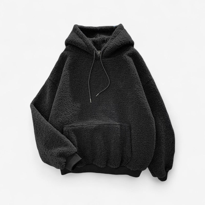 Eliana - Lange Mouw Hoodie met Verstelbare Capuchon en Zakjes