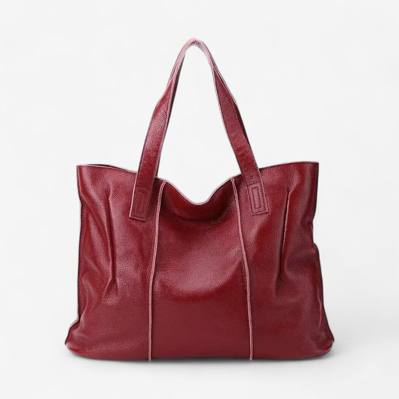 Caroline – Schoudertas met ritssluiting en bovenhandvatten