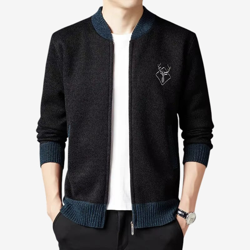 Paul - Lange Mouw jack met Zijzakken en Rits Sluiting