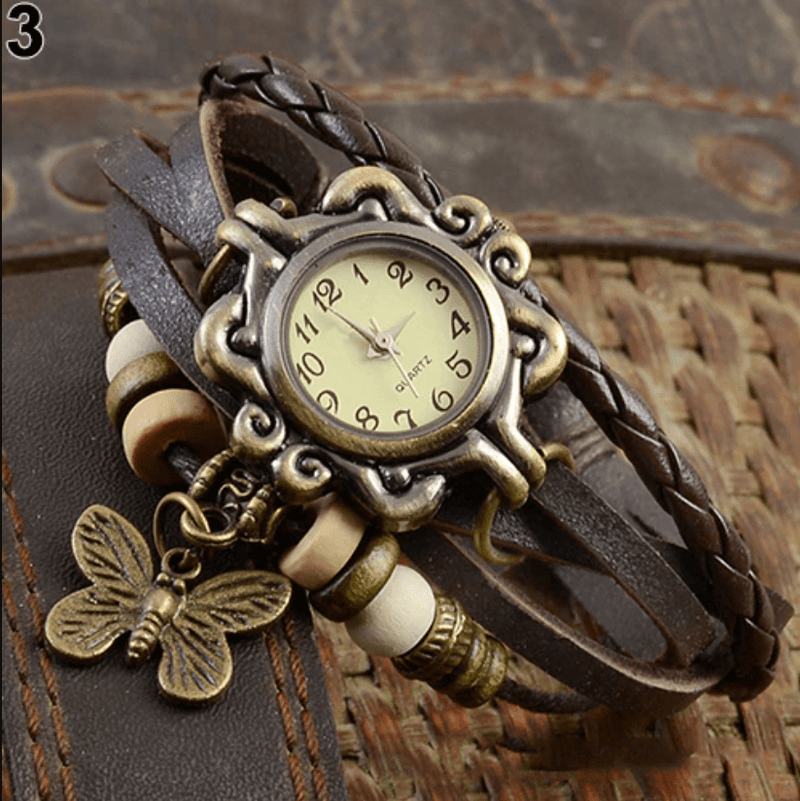 EthnoChic - Elegant armbandhorloge met Boheems design voor stijlvol en veelzijdig gebruik