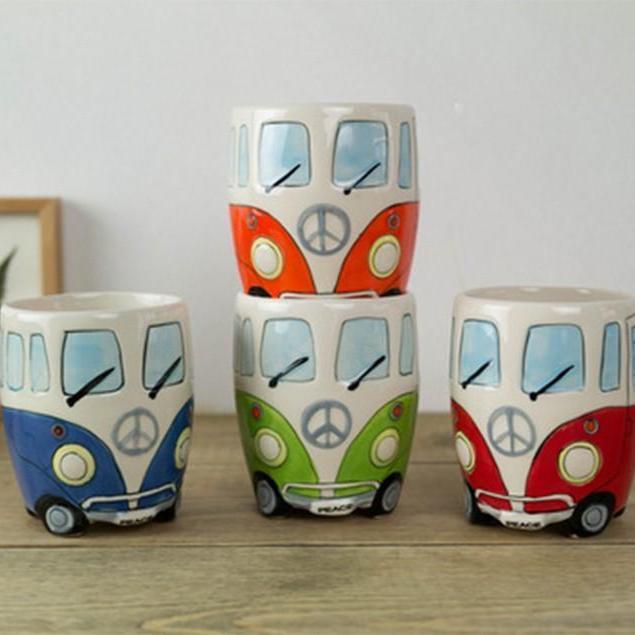 RetroBus - Eigenzinnige en duurzame koffiemok met retro-inspiratie