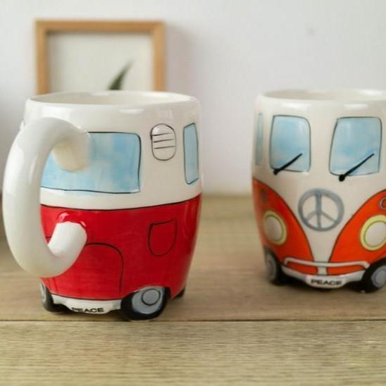 RetroBus - Eigenzinnige en duurzame koffiemok met retro-inspiratie