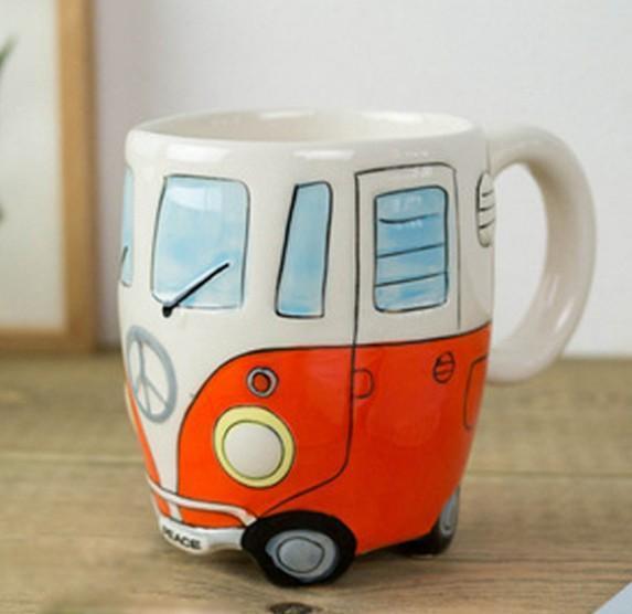 RetroBus - Eigenzinnige en duurzame koffiemok met retro-inspiratie