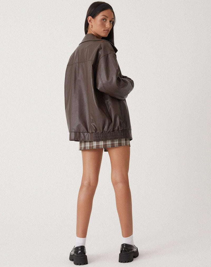 Celestia - Chique oversized jas met rits aan de voorkant
