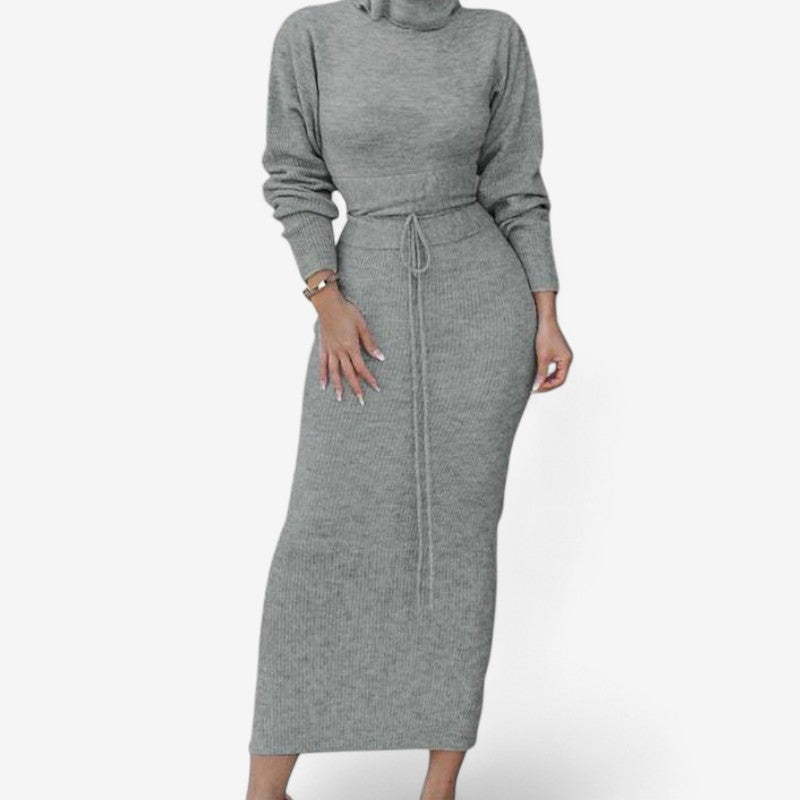 Amara – Bodycon tweedelig setje met verstelbare rok